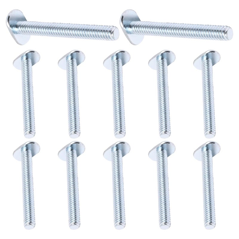 BUXIMN 22pcs 1/4"-20 T Track Bolts for T Track, 2" Length Universal T-Slot Bolts, T-Thread Bolt for Woodworking - Image 1